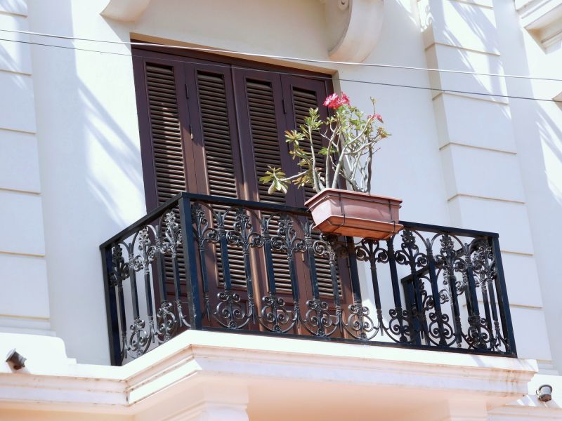 Balcony with Wrought Iron Railing