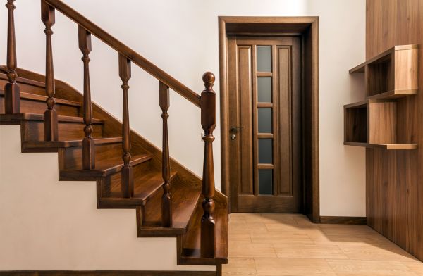 Outdoor Stair Railing Installation